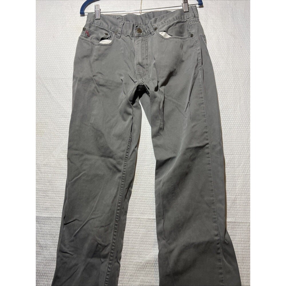 Polo Ralph Lauren Pants Vintage Mens 32x32 Gray Chino 650 Straight